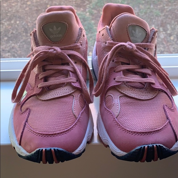 adidas falcon raw pink dark blue